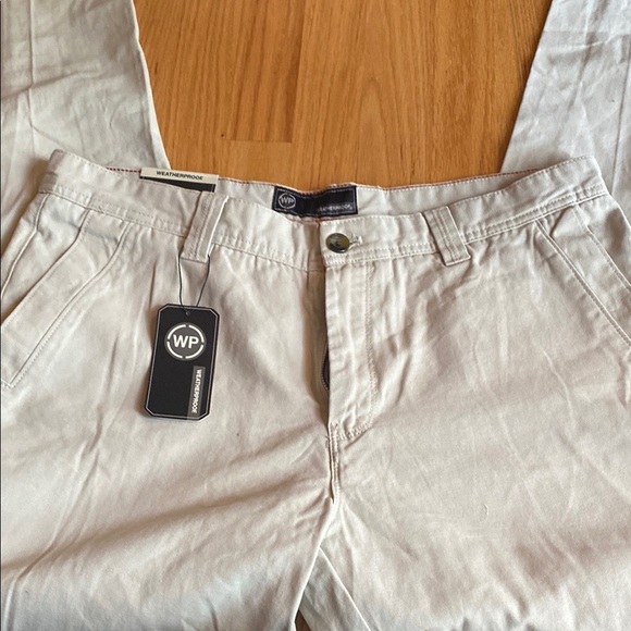 Weatherproof Men's Light Tan Chinos NWT - Picture 2 of 5